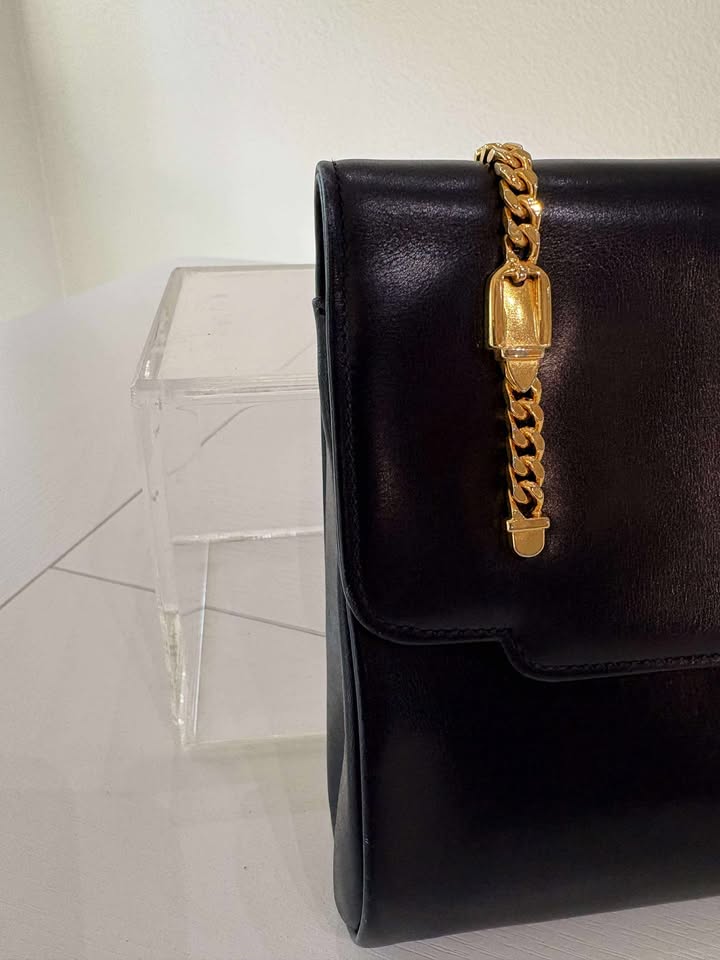 Gucci RARE Vintage Patent Clutch