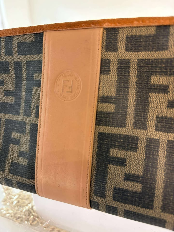 Fendi Canvas Zucca FF Crossbody