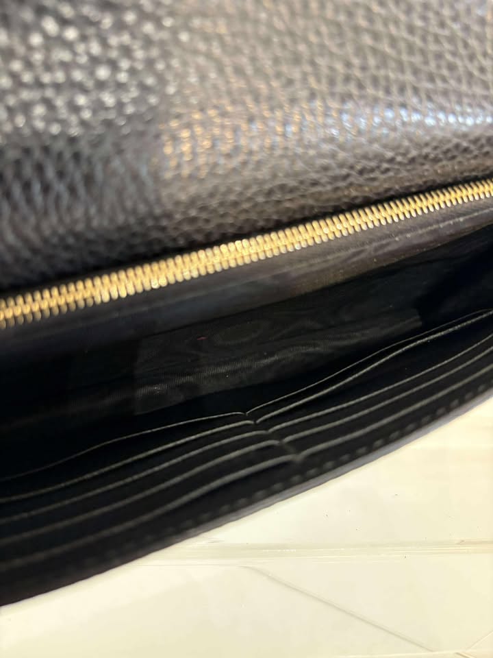 Gucci Black Pebbled Leather Crossbody