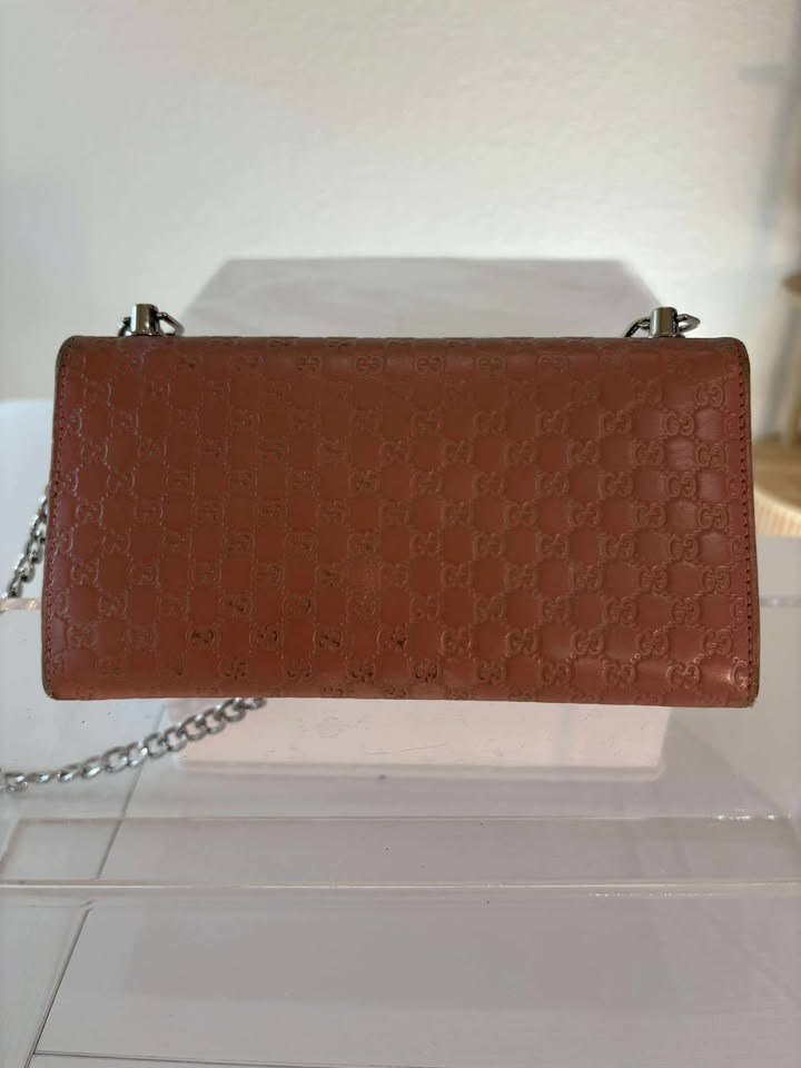 Gucci Guccissima Embossed Rose Wallet