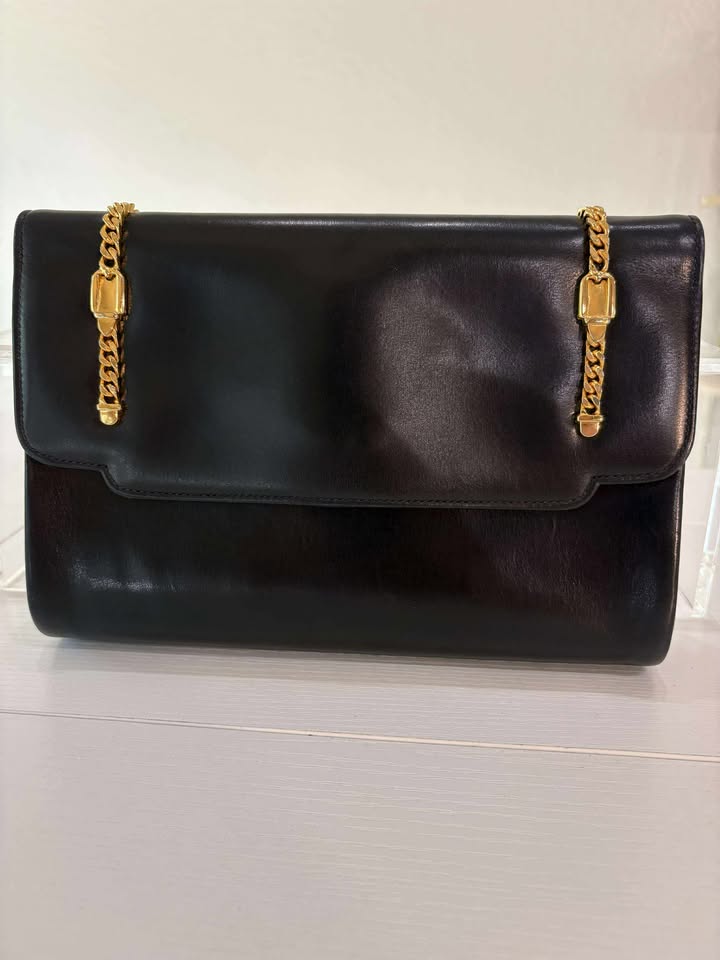 Gucci RARE Vintage Patent Clutch