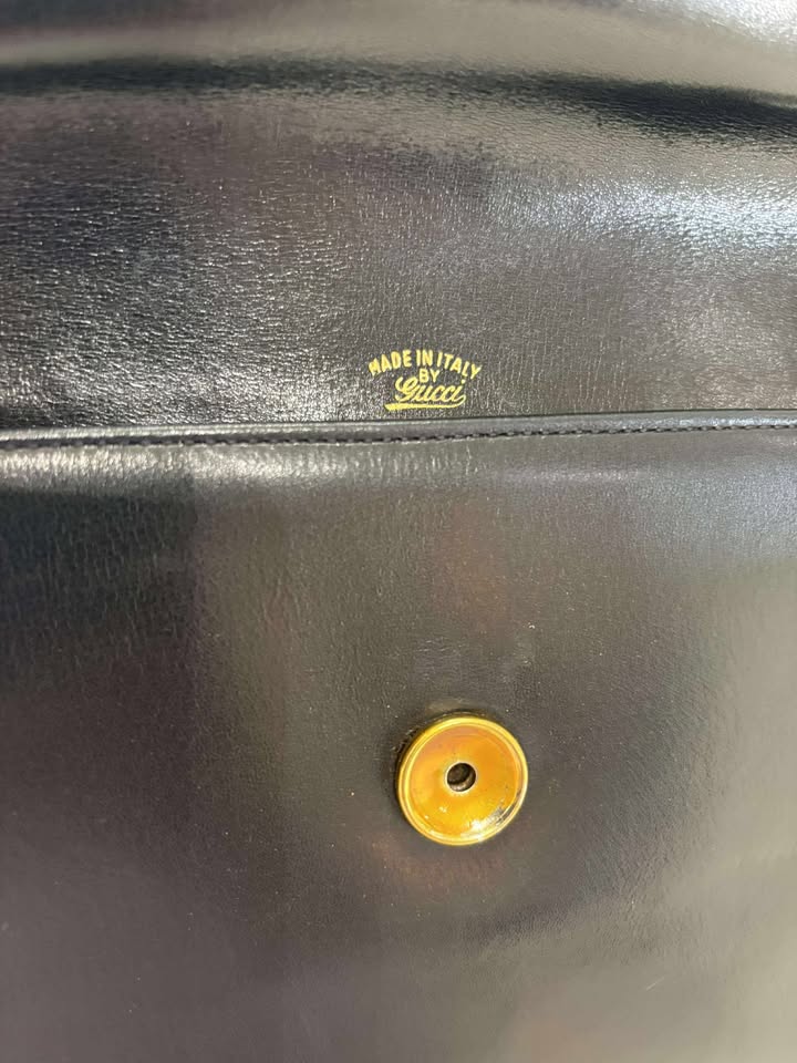 Gucci RARE Vintage Patent Clutch