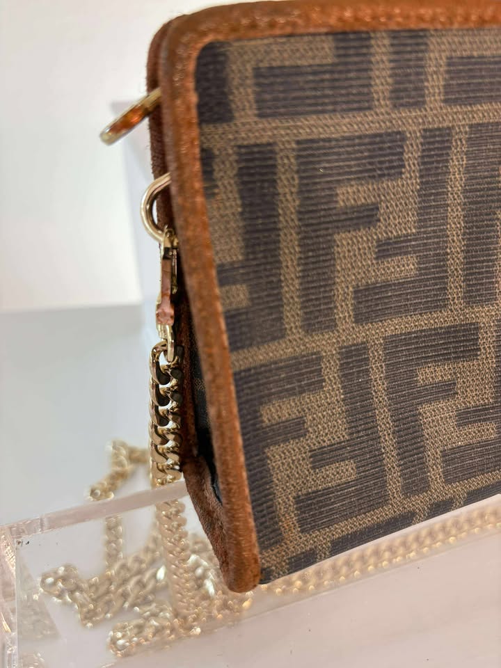 Fendi Canvas Zucca FF Crossbody