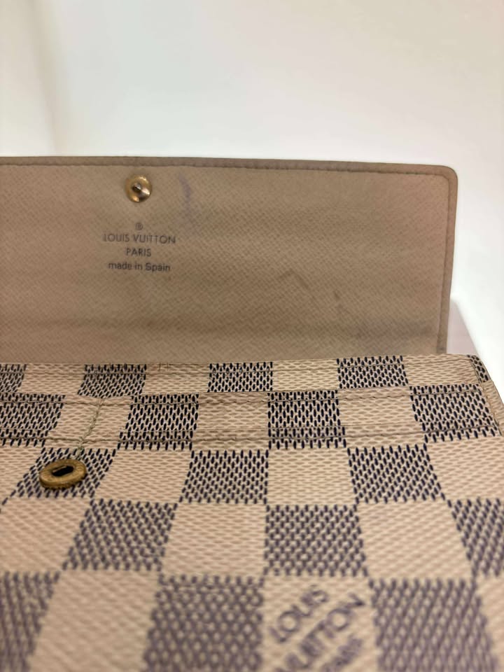 Louis Vuitton Damier Azur Sarah Long Wallet