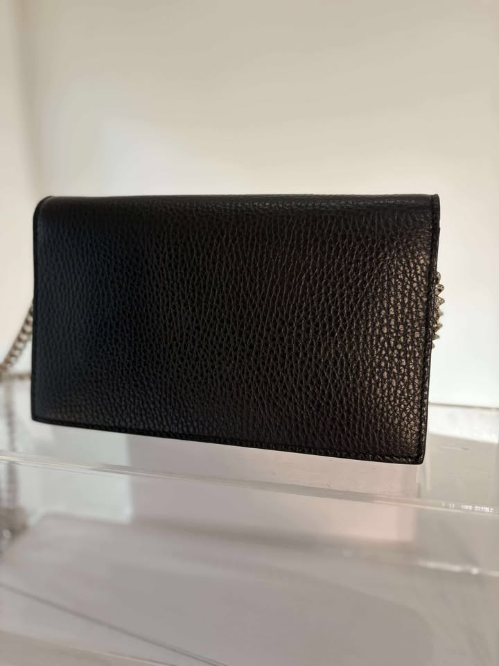 Gucci Black Pebbled Leather Crossbody