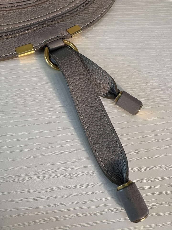 Chloé Marcie Small Grey Crossbody