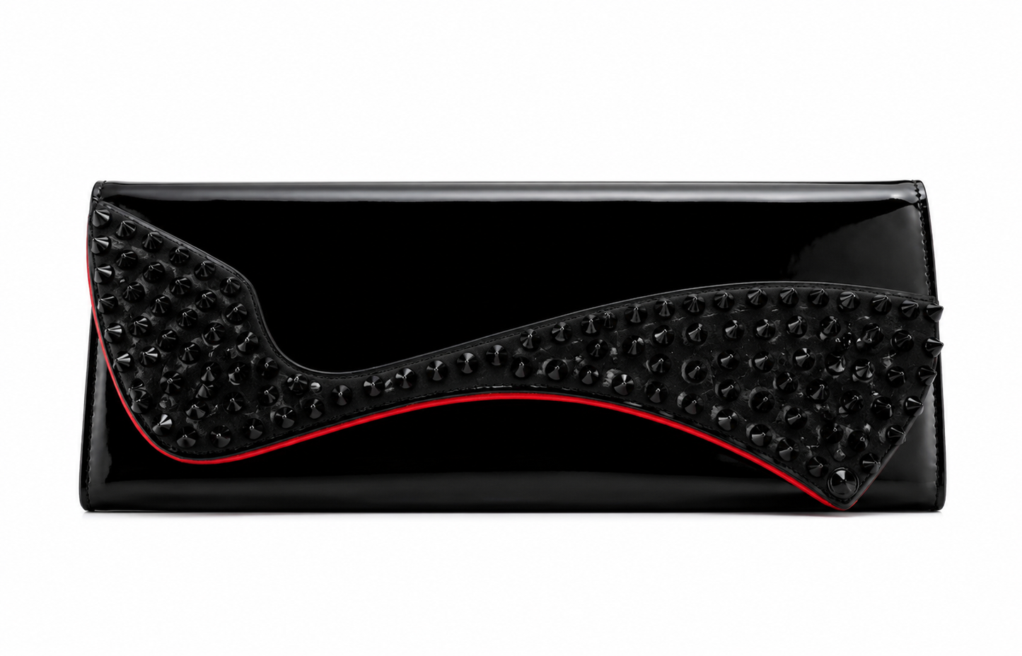 Christian Louboutin Sweet Charity Spiked Patent Clutch