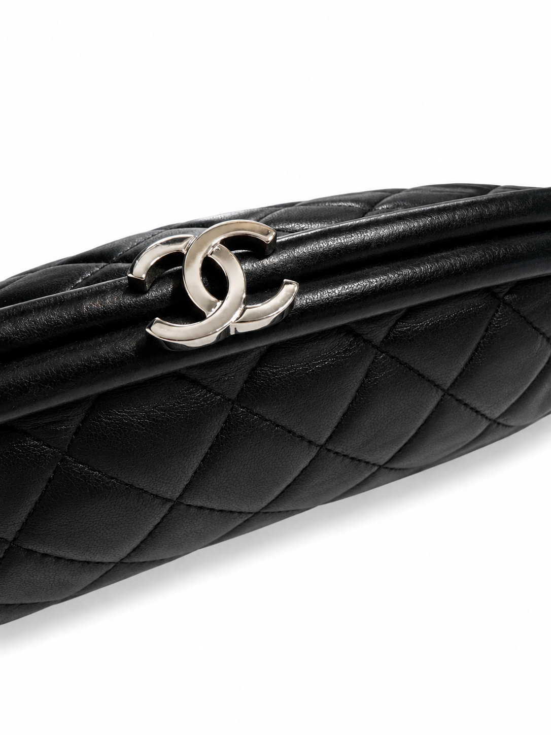 CHANEL Timeless Quilted Lambskin Clutch