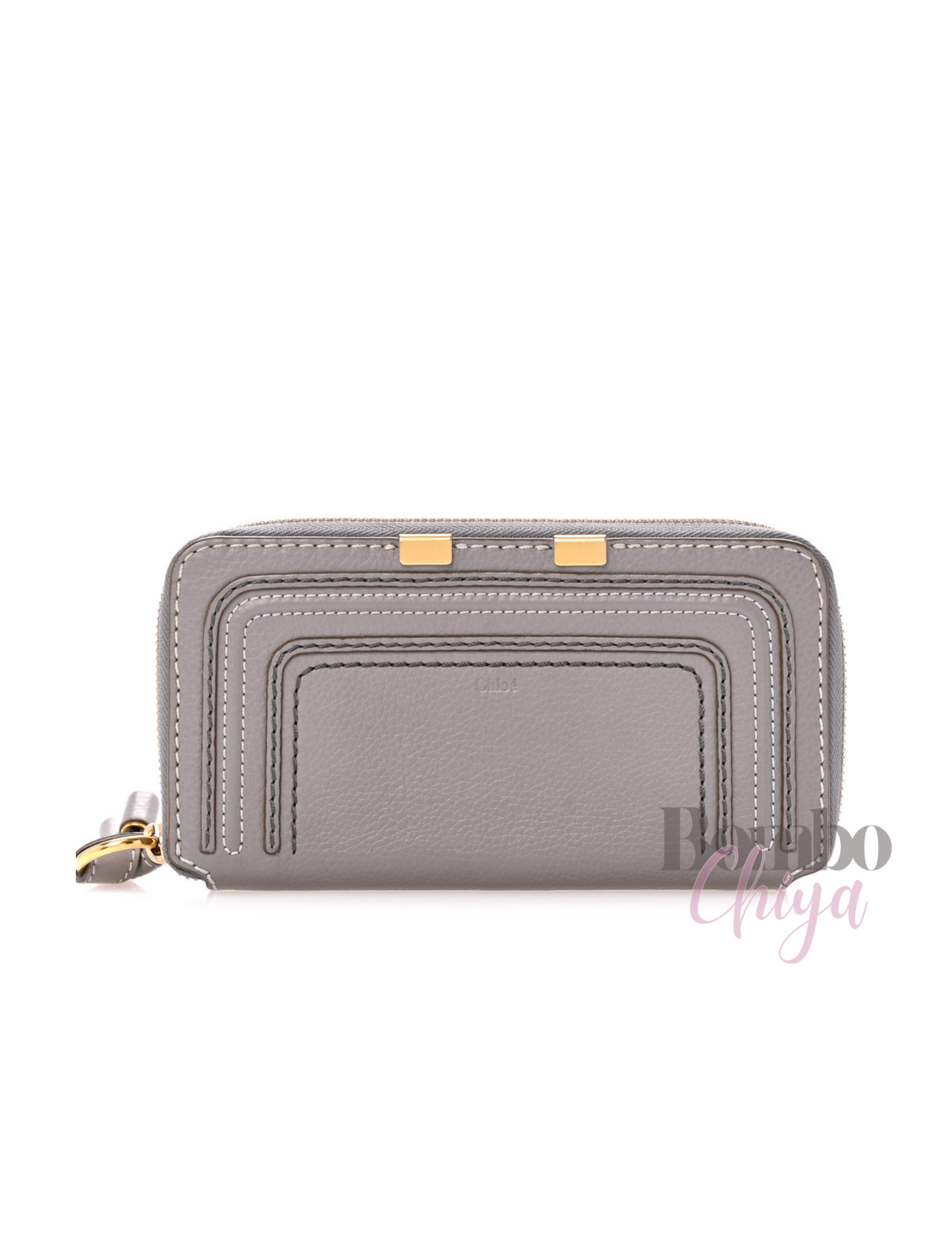 Chloé Grey Zippy Continental Wallet