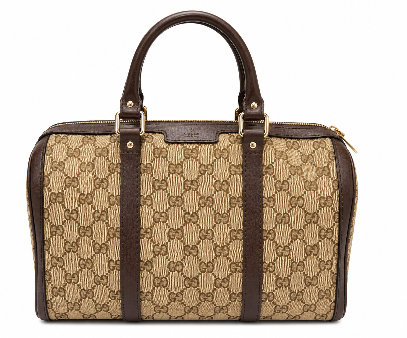 Vintage Gucci GG Canvas Boston Bag