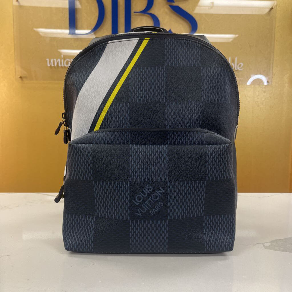 Louis Vuitton Blue Damier Backpack – FirstDibsOnline