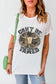 Graphic Round Neck Short Sleeve T-Shirt