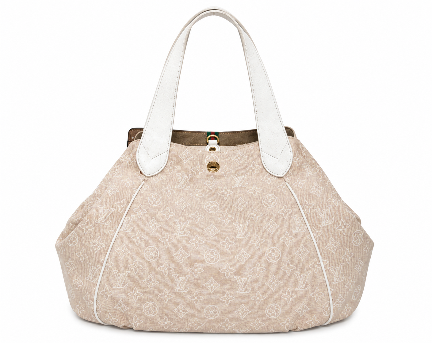 Louis Vuitton Mini Lin Monogram Cabas Tote – Beige & White  Preloved • Authenticated • Effortless Everyday Luxury