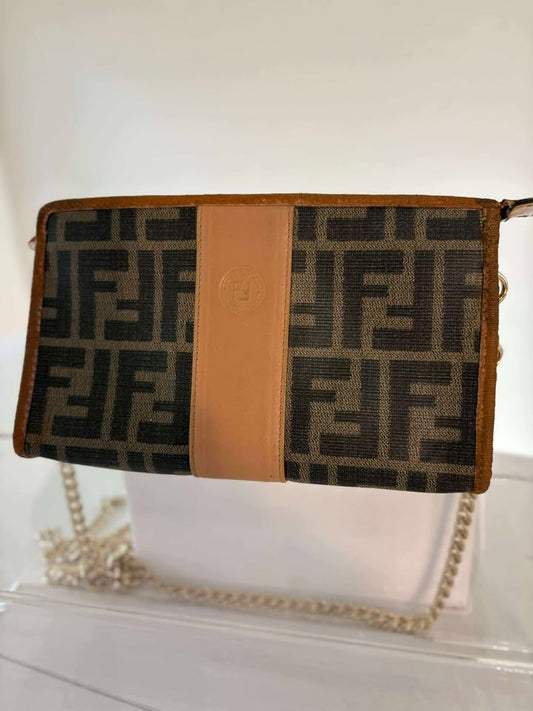 Fendi Canvas Zucca FF Crossbody