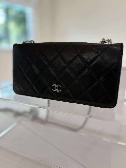 Chanel CC Logo Matelasse Bifold Long Wallet