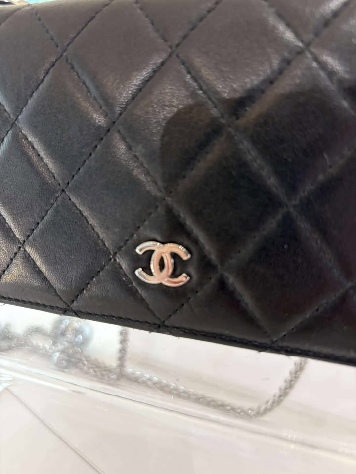 Chanel CC Logo Matelasse Bifold Long Wallet
