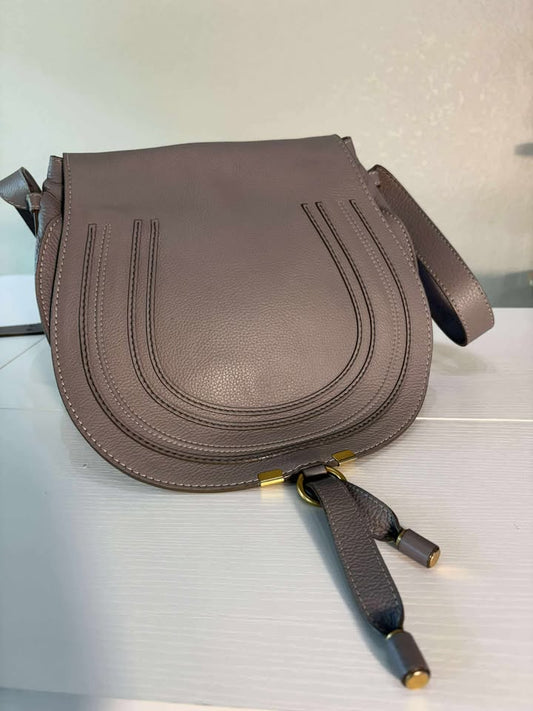 Chloé Marcie Small Grey Crossbody
