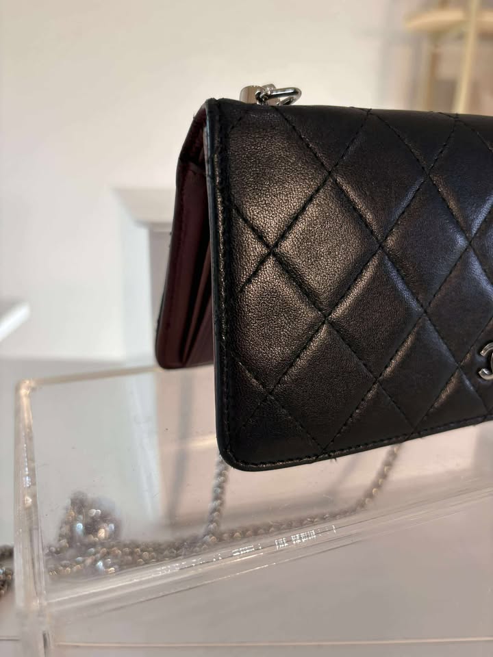 Chanel CC Logo Matelasse Bifold Long Wallet