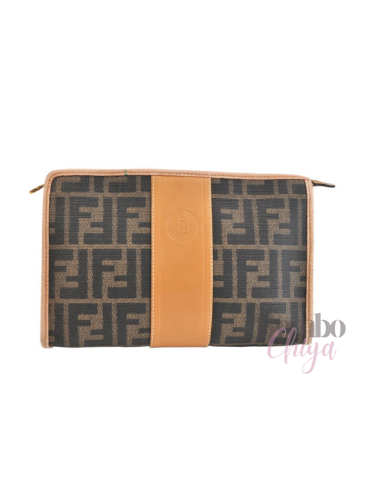 Fendi Canvas Zucca FF Crossbody