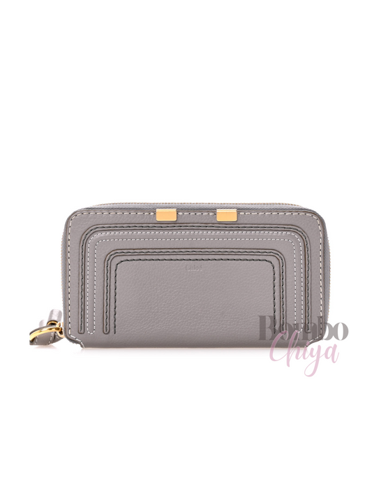 Chloé Grey Zippy Continental Wallet