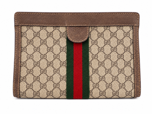 27 Gucci Ophidia GG Supreme Portfolio Clutch
